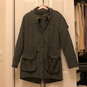 ASOS Green Utility or Parka Jacket Size 4